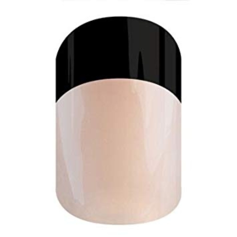 Retired: Jamberry Nail Wrap - Black Tip Mid